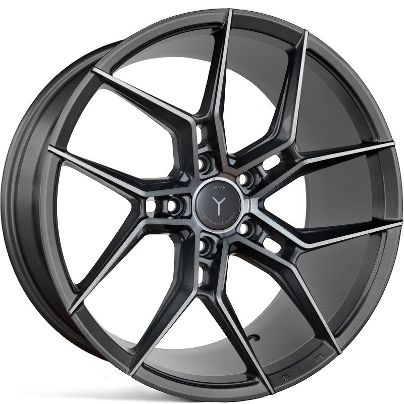 YANAR WHEELS NL45 ANTRACIET GEPOLIJST 451985511242BCM